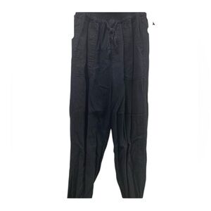 Love Tree linen black medium joggers juniors i think